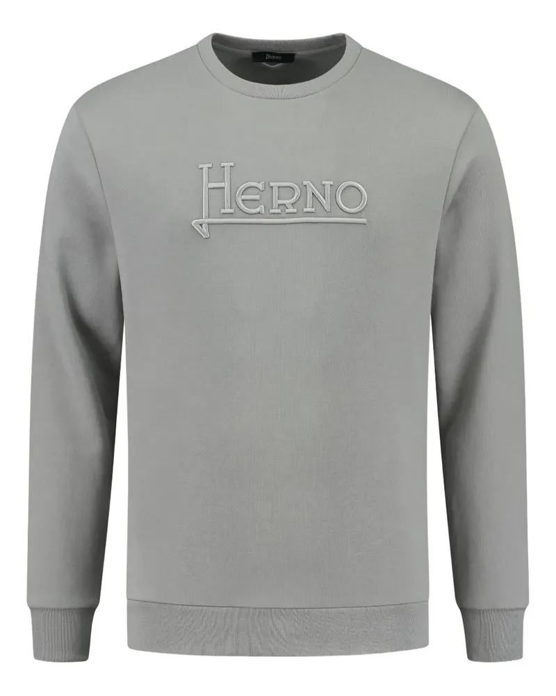 Herno crew neck sweater - Grau Grau
