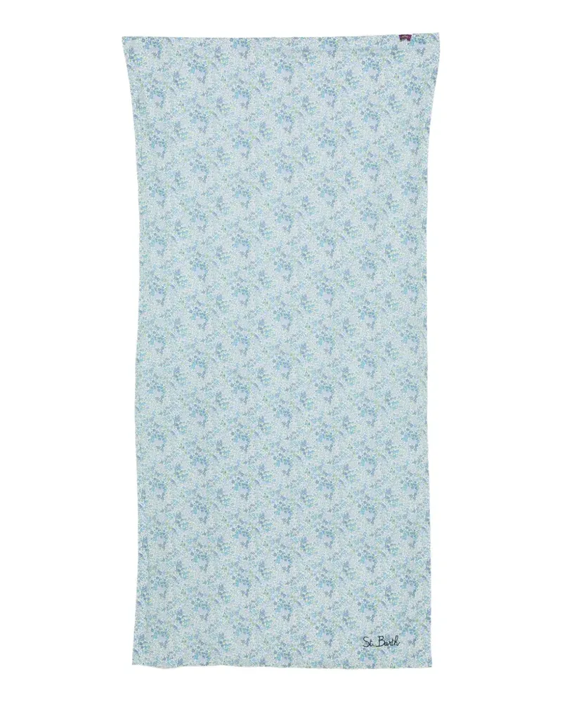 MC2 Saint Barth Foutas floral-print beach towel - Weiß Weiß