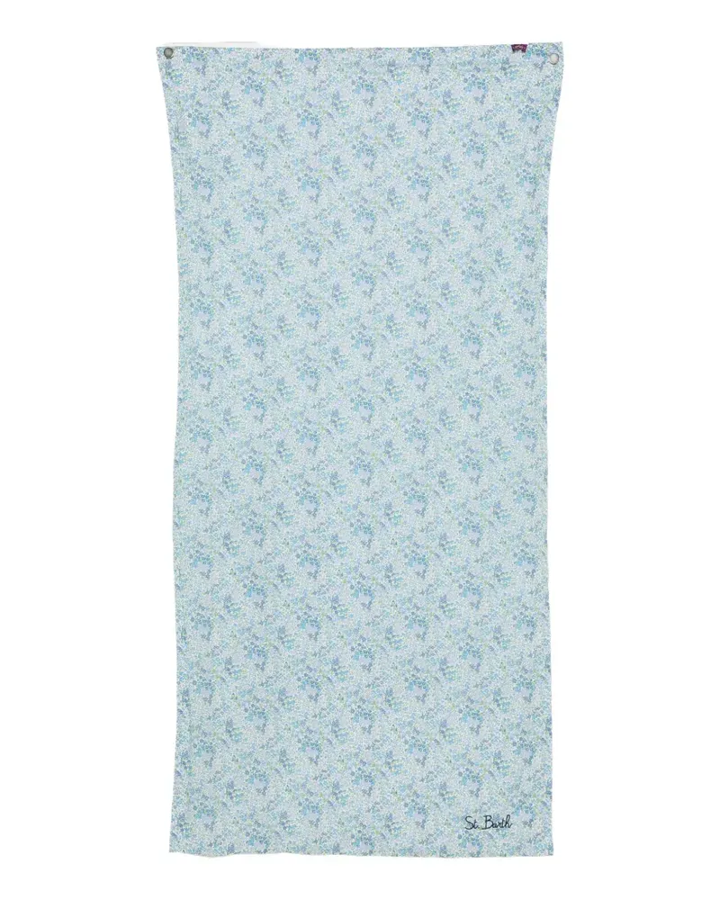 MC2 Saint Barth Foutas floral-print beach towel - Weiß Weiß
