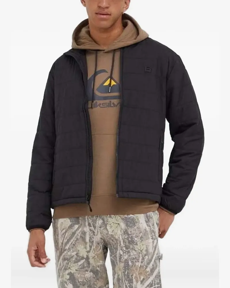 Billabong Gesteppte Jacke mit Stehkragen - Schwarz Schwarz