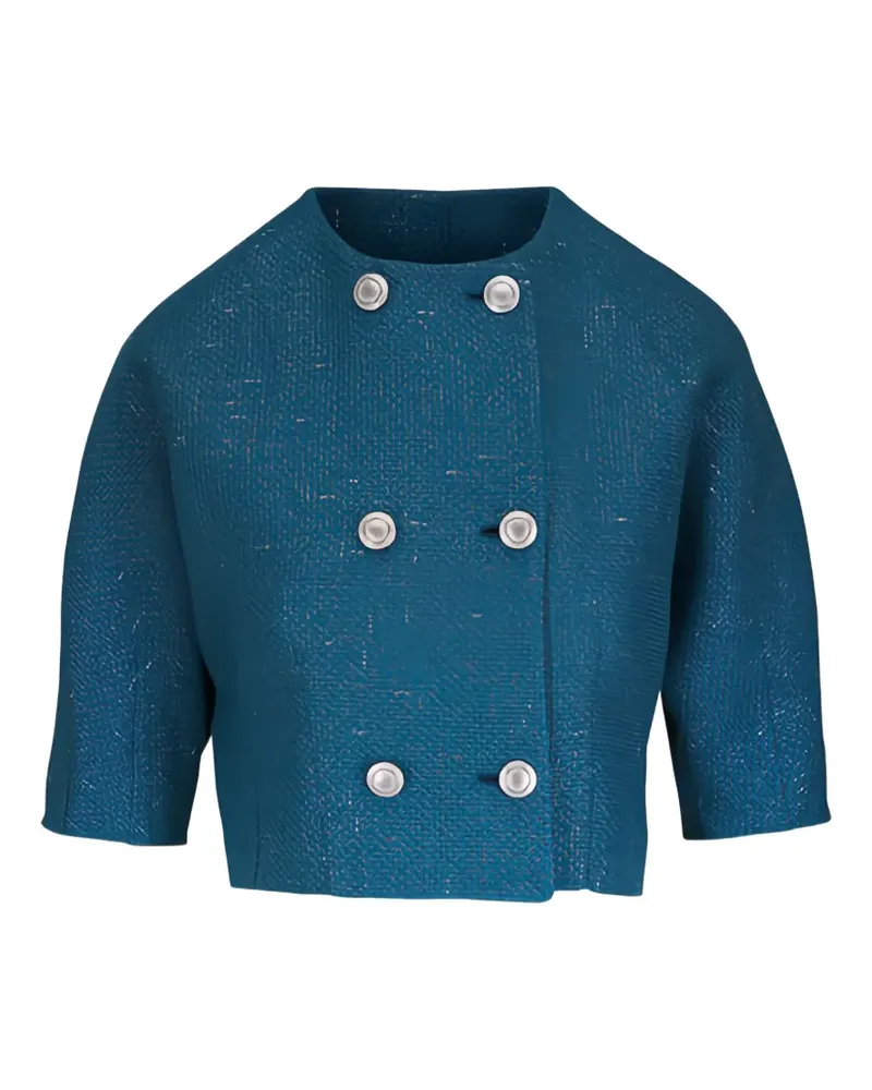 Kiton double-breasted jacket - Blau Blau