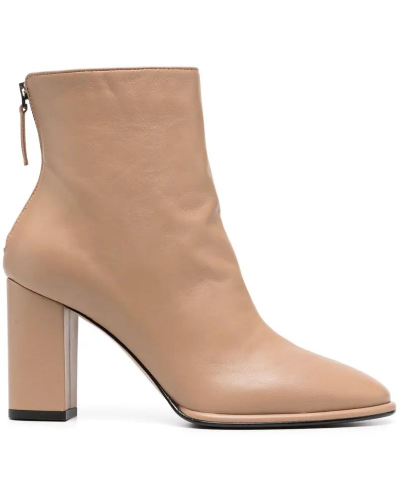 Le Silla Klassische Stiefeletten 85mm - Nude Nude