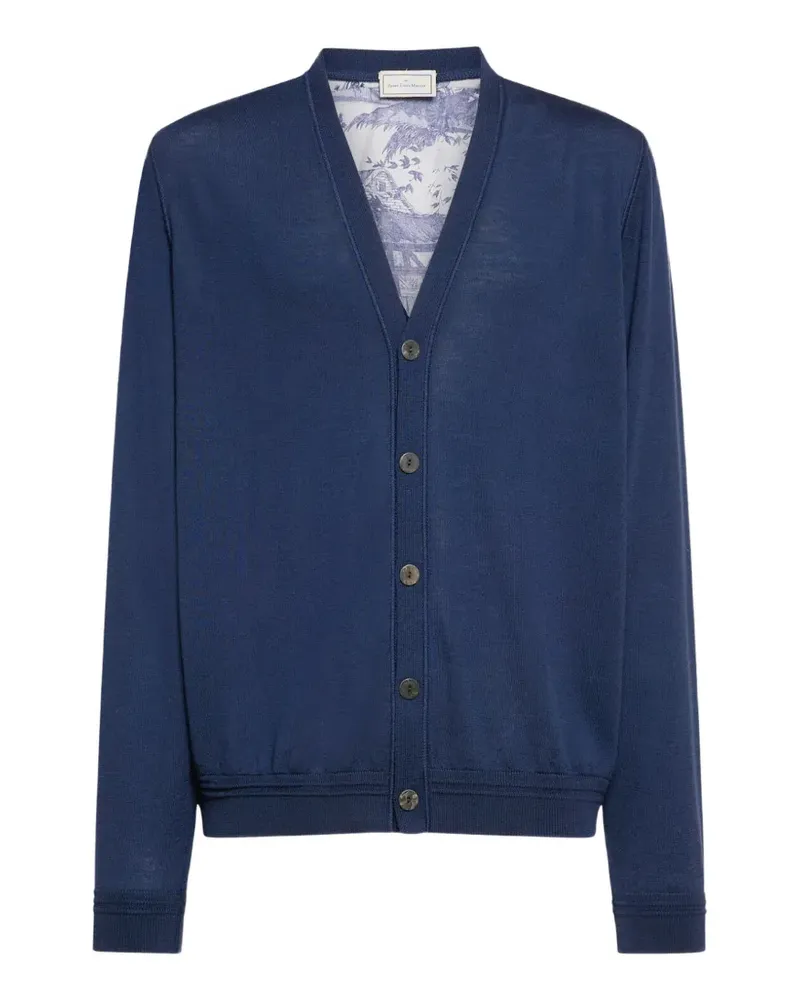 Pierre-Louis Mascia Cardigan mit Landschafts-Print - Blau Blau
