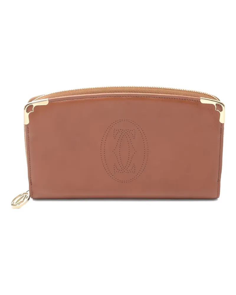 Cartier 2010s Marcello zip-up wallet - Braun Braun