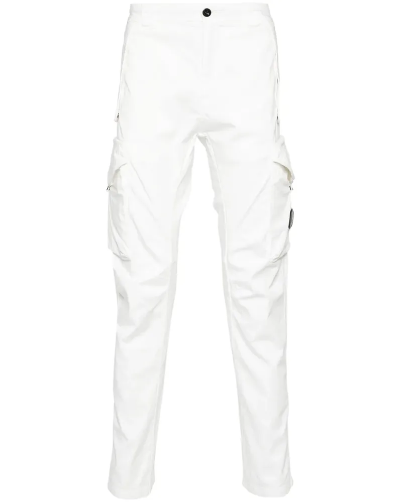 C.P. Company Cargohose mit Tapered-Bein - Weiß Weiß