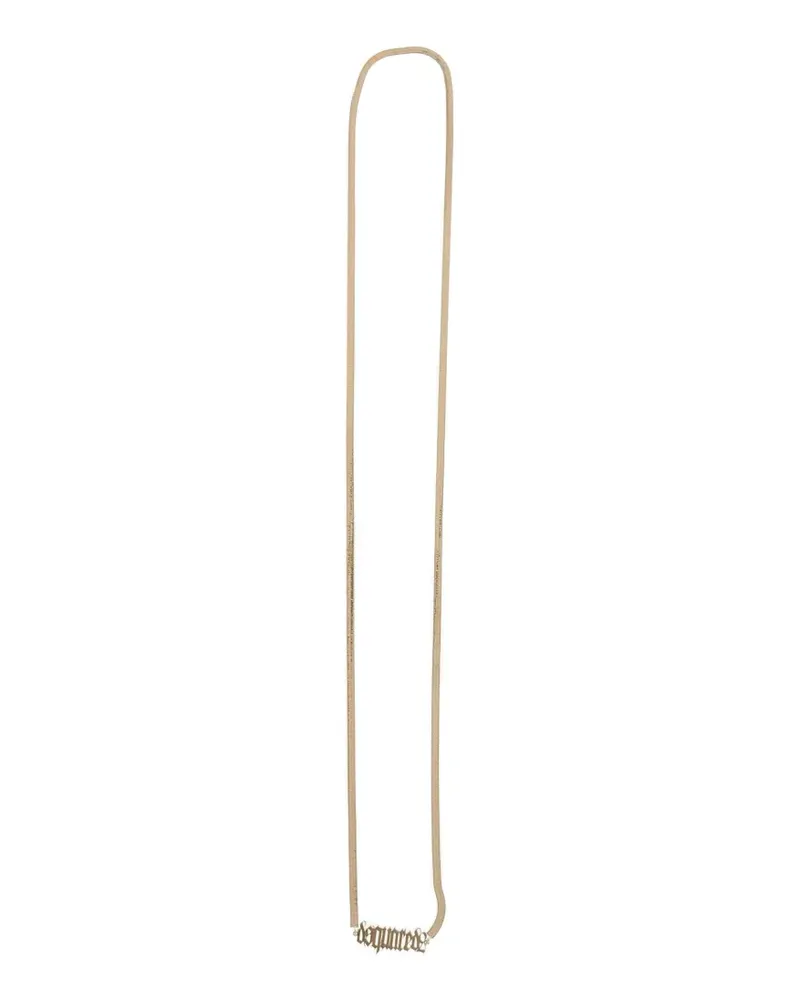Dsquared2 Gothic Logo Halskette - Gold Gold