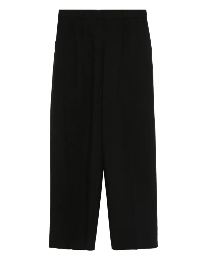 Totême Plissierte Hose - Schwarz Schwarz