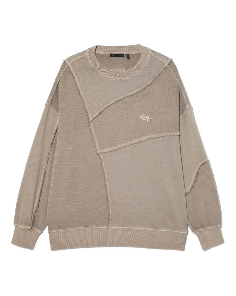 FIVE CM Sweatshirt mit Logo-Patch - Nude Nude