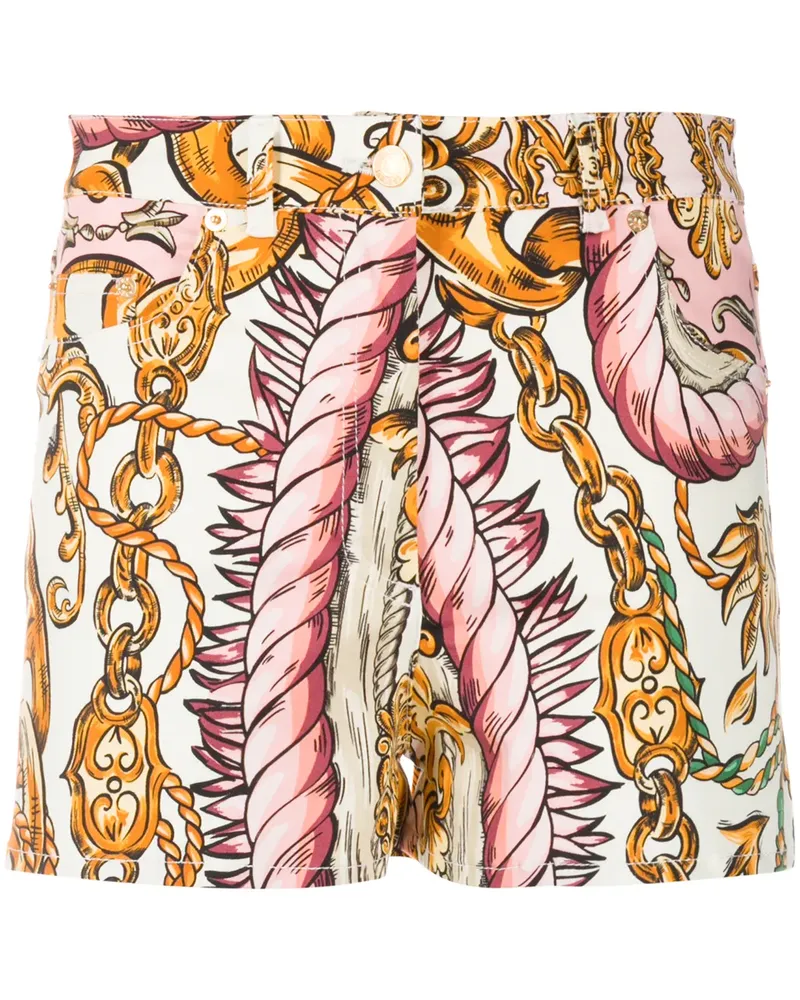 Moschino Shorts mit Print - Rosa Rosa