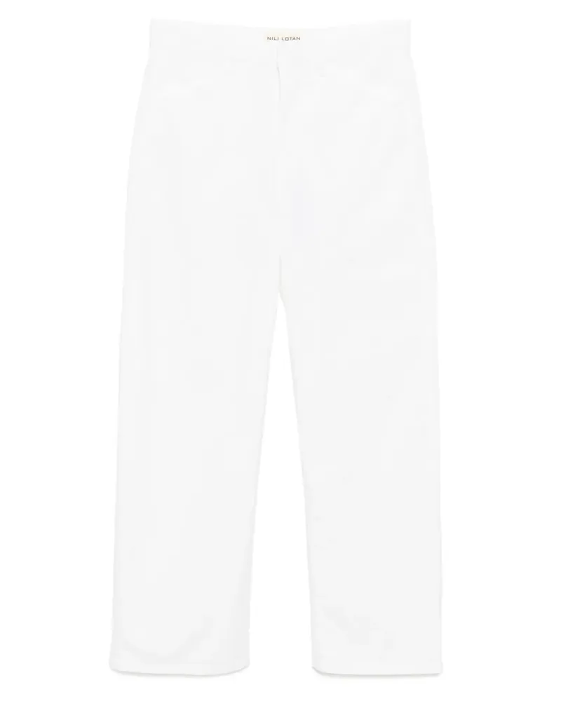 Nili Lotan Tribeca Hose - Weiß Weiß
