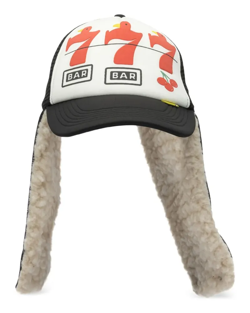 KAPITAL Mütze mit Ohrenklappen - Schwarz Schwarz