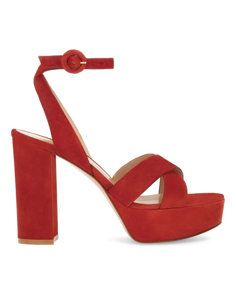 Gianvito Rossi Sabrina crossover-strap sandals - Rot Rot