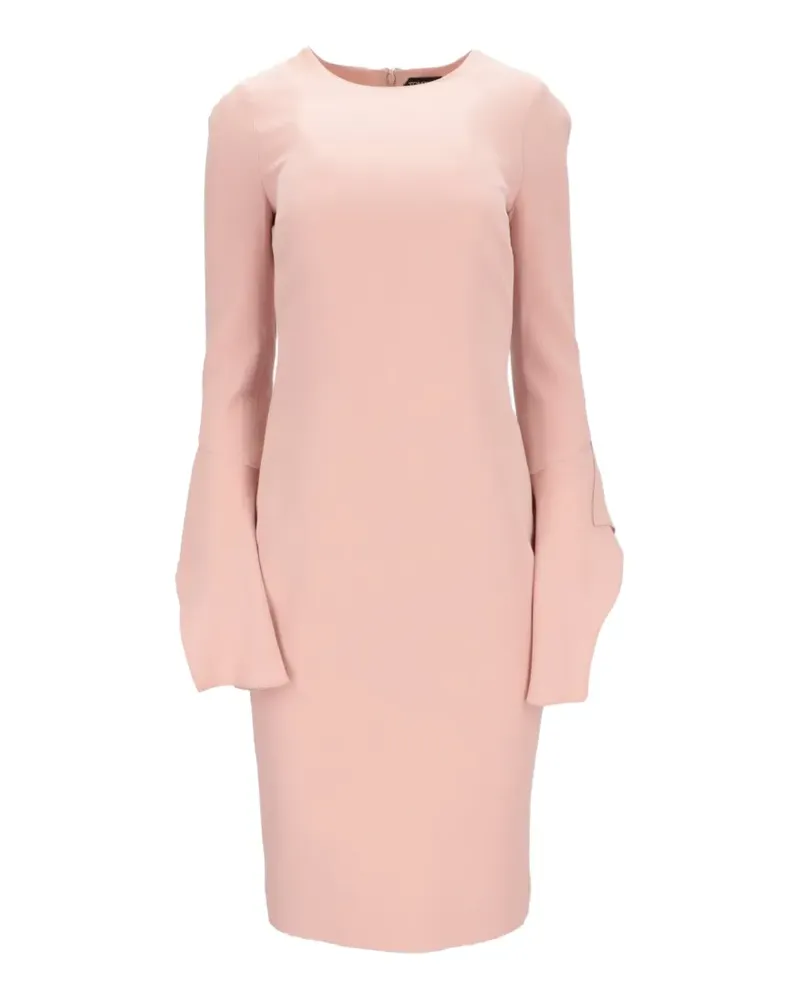 Tom Ford Seidenkleid mit gerüschten Ärmeln - Rosa Rosa