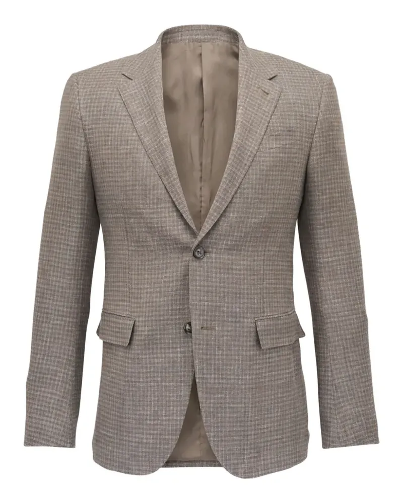 Ermenegildo Zegna Karierte Jacke - Nude Nude