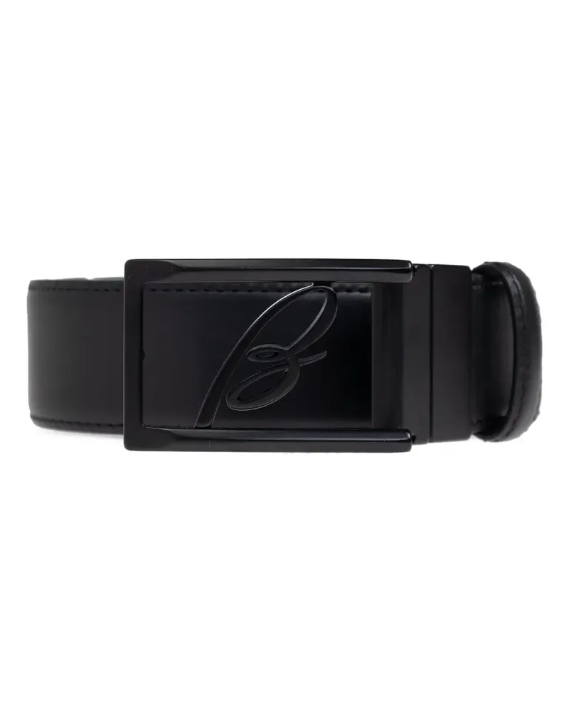 Brioni Gürtel mit Prägung - Schwarz Schwarz