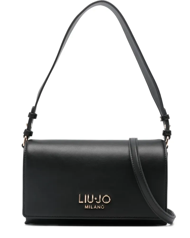 Liu Jo logo-plaque crossbody bag - Schwarz Schwarz