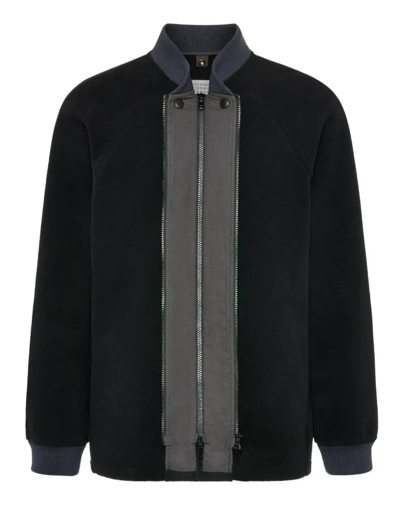 Maison Margiela Bomberjacke mit Raglanärmeln - Schwarz Schwarz