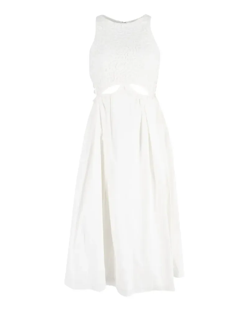 Self-Portrait lace cut-out maxi dress - Weiß Weiß