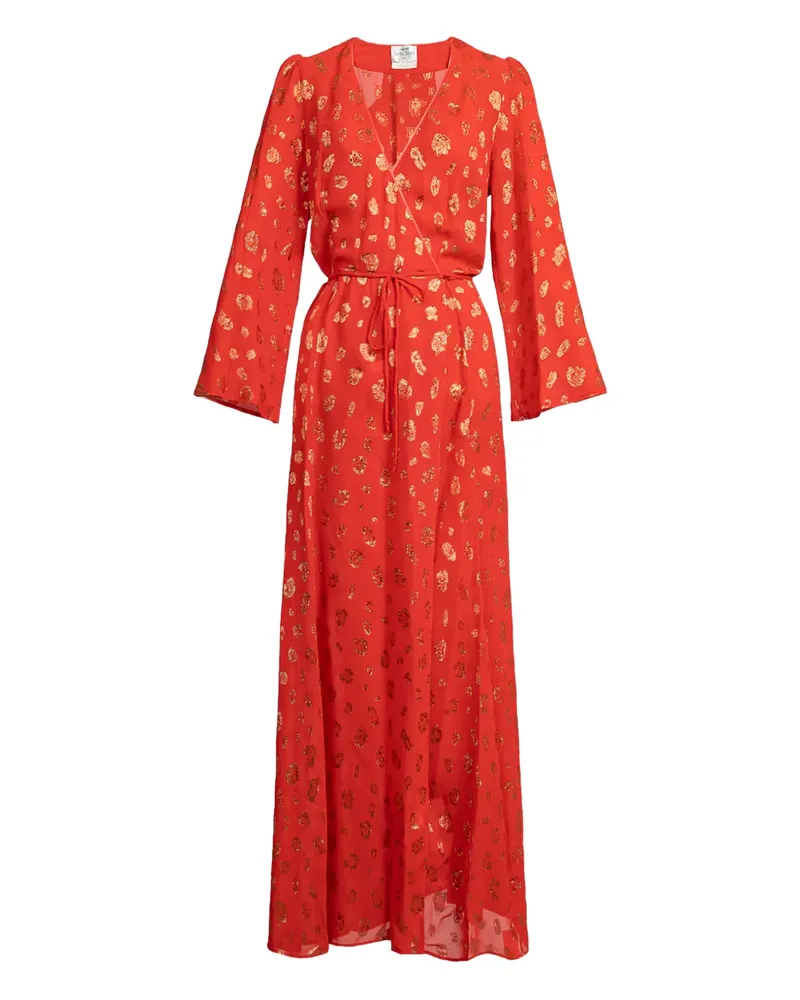 forte_forte floral-print maxi dress - Rot Rot