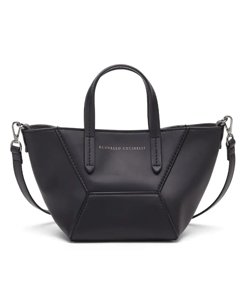 Brunello Cucinelli Mini BC Duo Tote Bag - Schwarz Schwarz