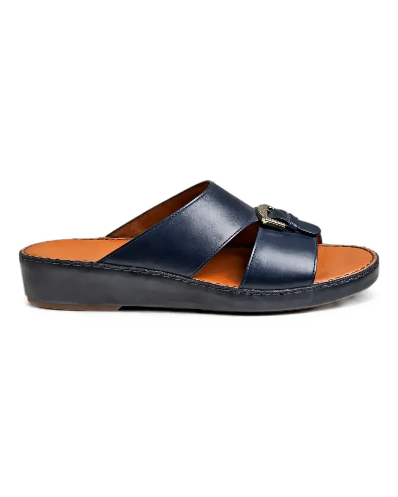 Doucal´s buckle-fastening leather sandals - Blau Blau