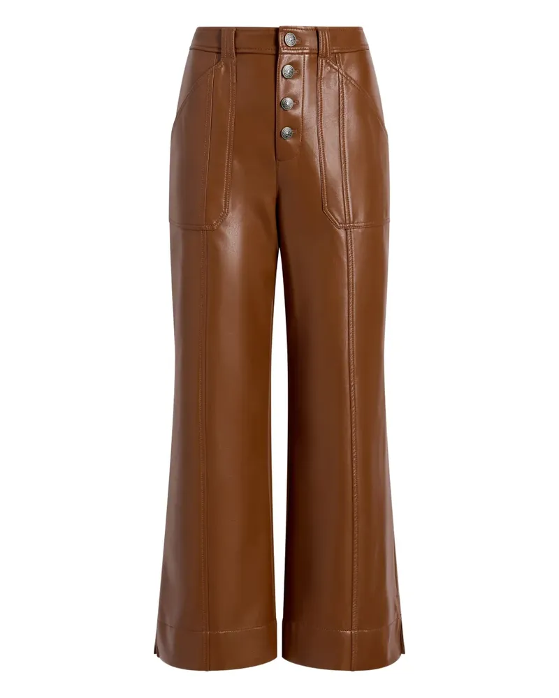 Cinq à Sept Geknöpfte Benji Hose - Braun Braun