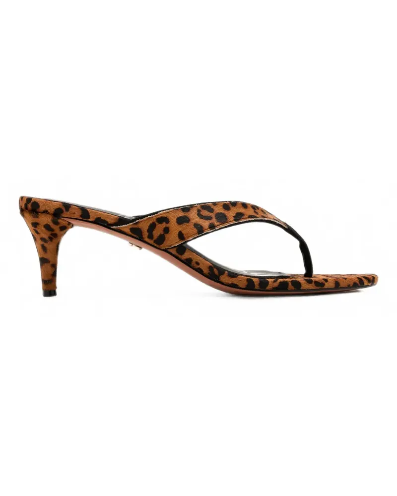 Sam Edelman Amie Sandalen mit Animal-Print - Braun Braun
