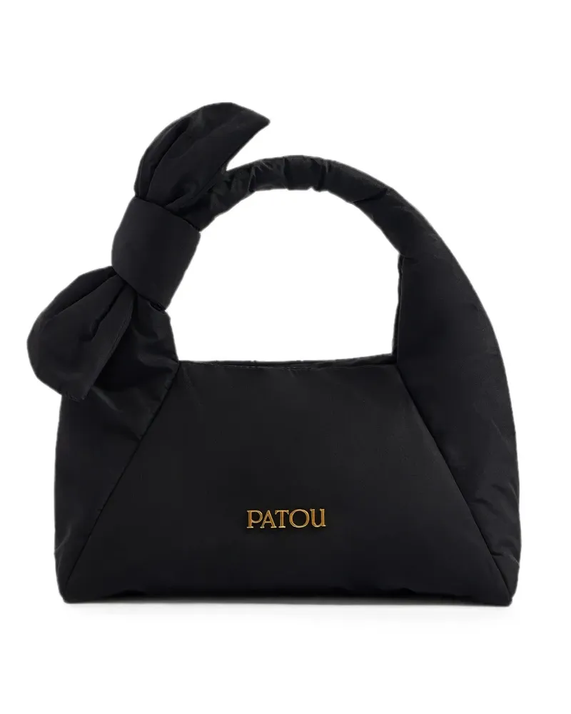 Patou knot padded mini bag - Schwarz Schwarz