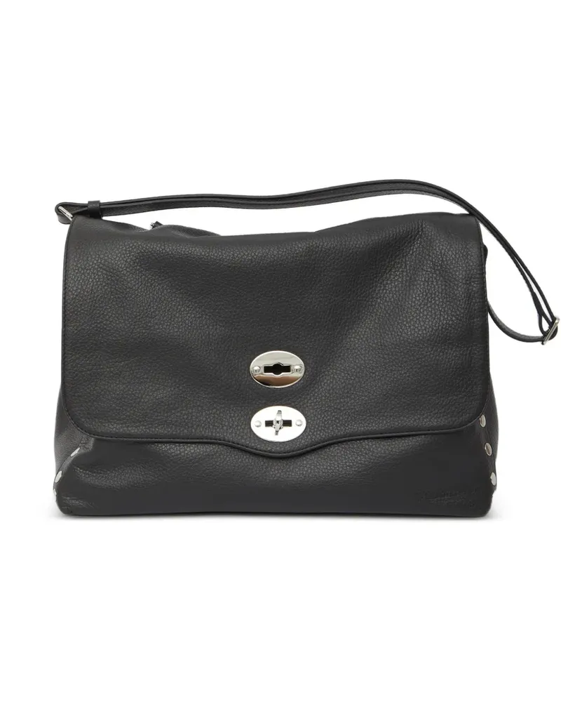 Zanellato medium Postina messenger bag - Schwarz Schwarz