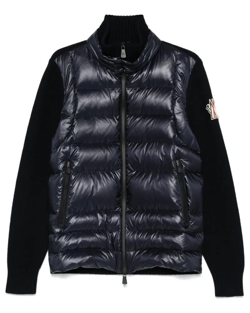 Moncler Jacke mit Kontrasteinsätzen - Blau Blau