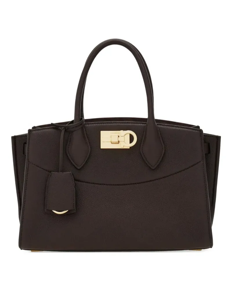 Ferragamo hardware satchel cross body bag - Braun Braun