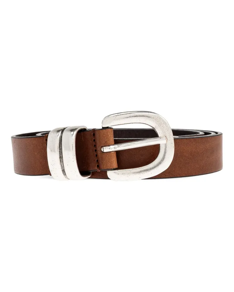 By Malene Birger Zoilo metal buckle belt - Braun Braun