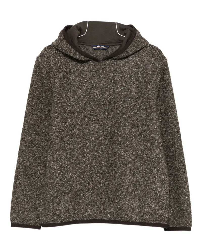K-Way trim-detail hoodie - Grün Grün