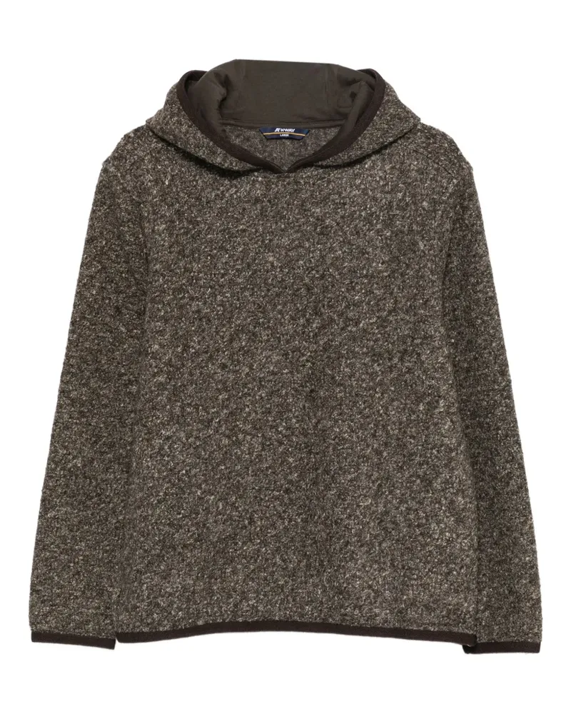 K-Way Hoodie mit Besatz - Grün Grün