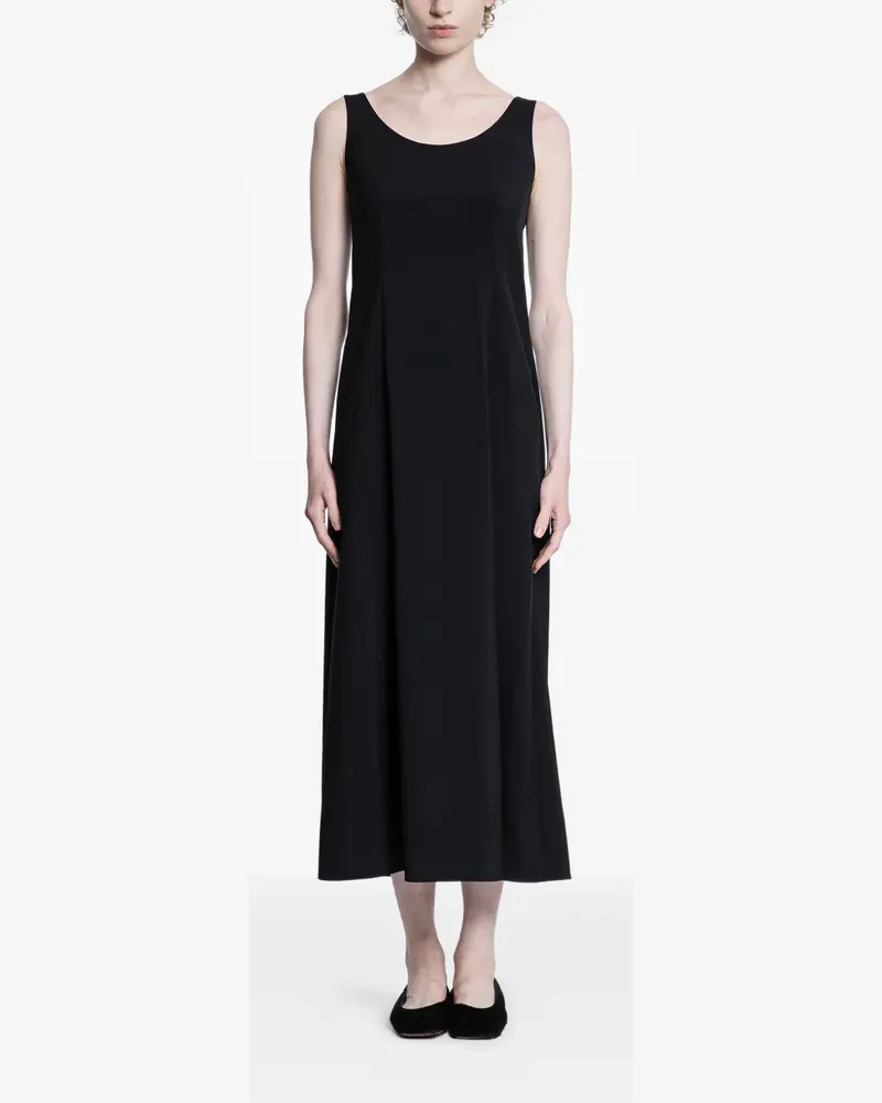 The Row Teza midi dress - Schwarz Schwarz