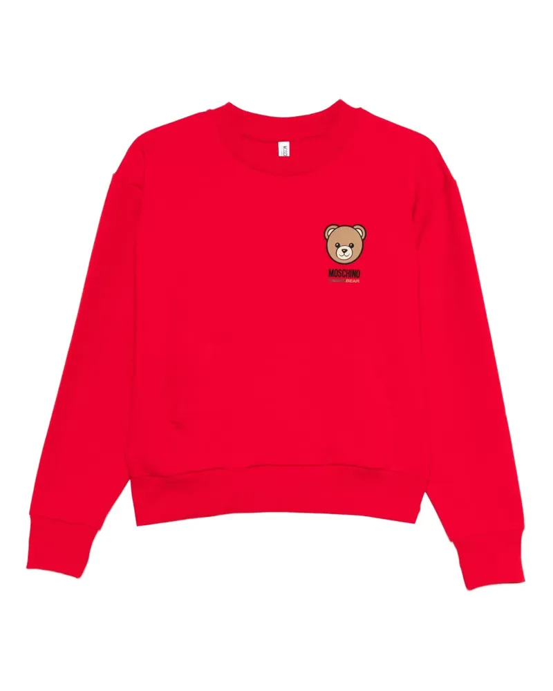 Moschino Sweatshirt mit Teddy-Print - Rot Rot