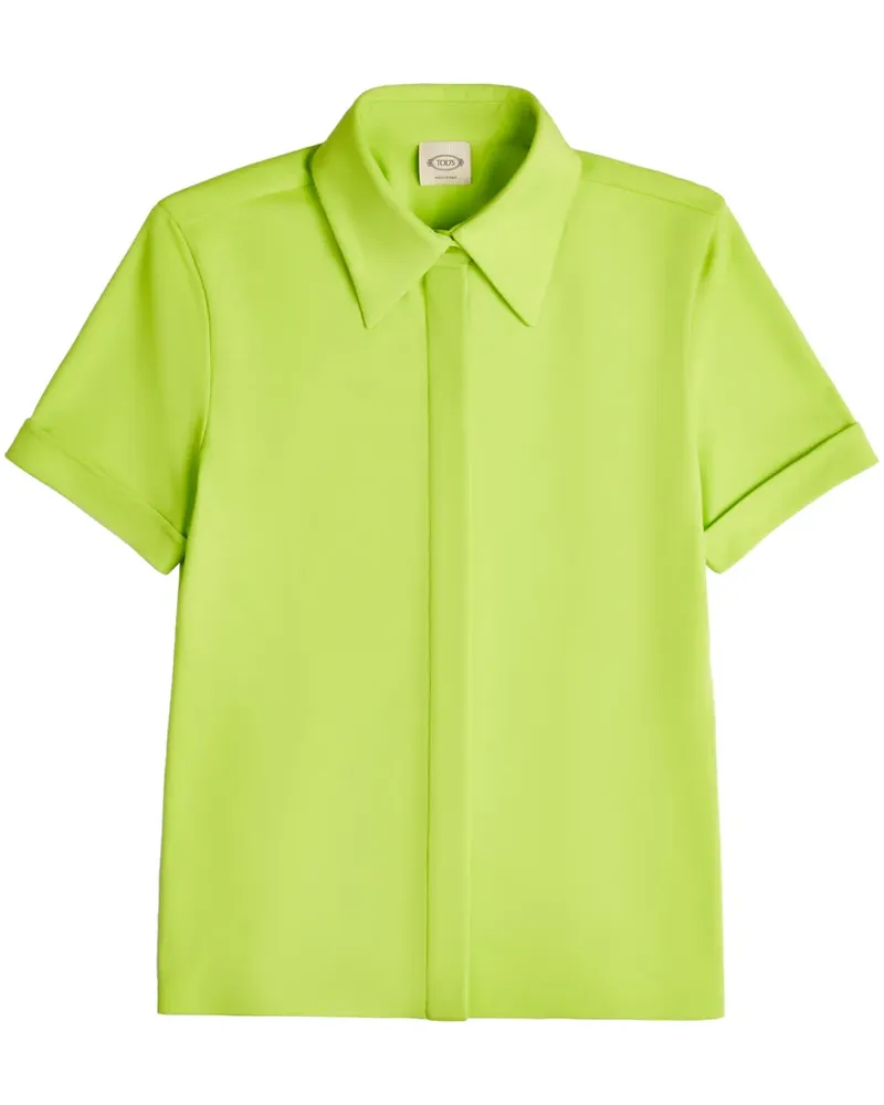 TOD'S Poloshirt mit Umschlag - Grün Grün