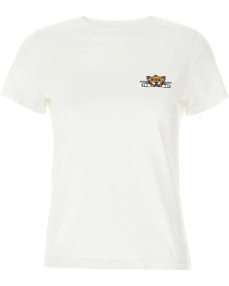 Kenzo Happy Tiger T-Shirt - Weiß Weiß
