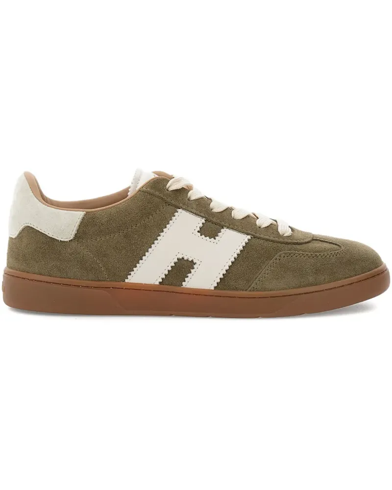 Hogan Sneakers mit Wildledereinsätzen - Grün Grün