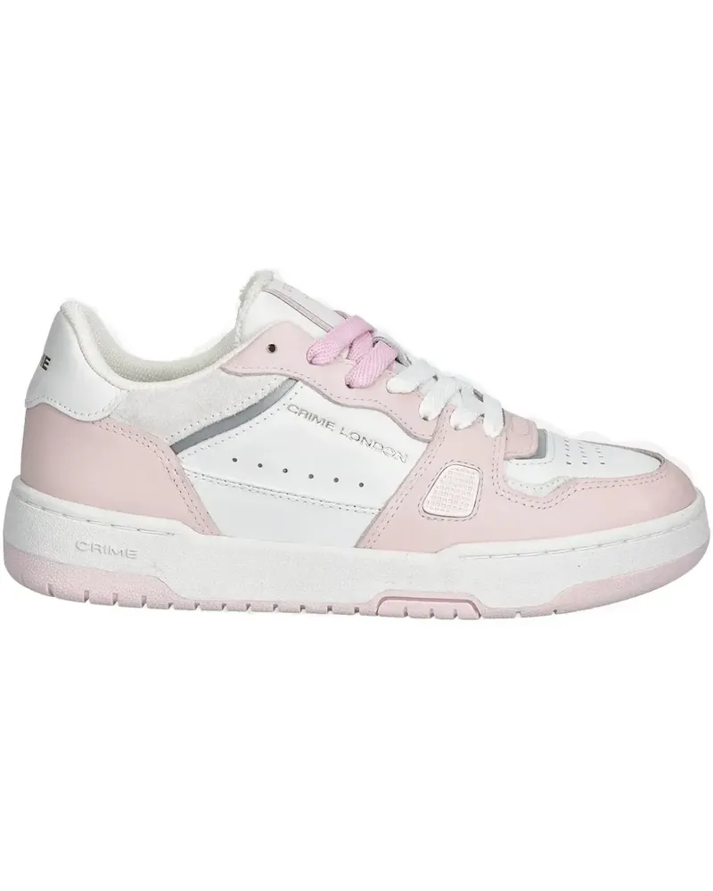 Crime Sneakers mit Einsätzen - Rosa Rosa