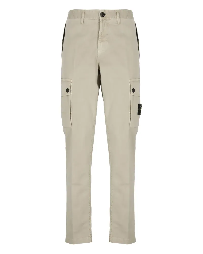 Stone Island Tapered-Hose aus Twill - Nude Nude