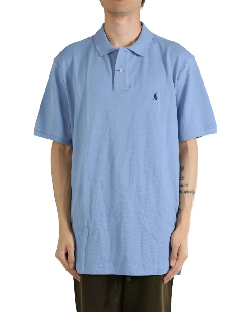Ralph Lauren embroidered logo polo shirt - Blau Blau