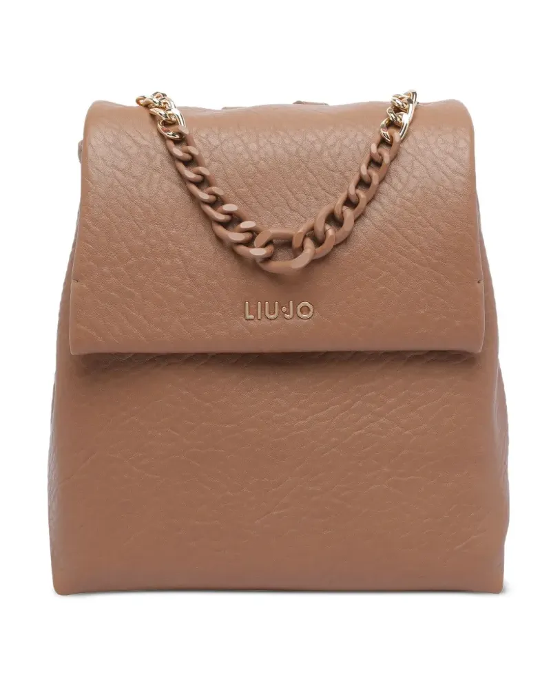 Liu Jo Rucksack mit Zierkette - Braun Braun