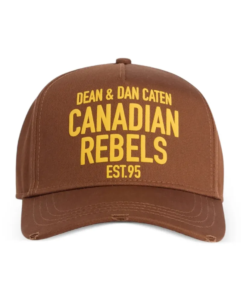 Dsquared2 Rebels Baseballkappe - Braun Braun