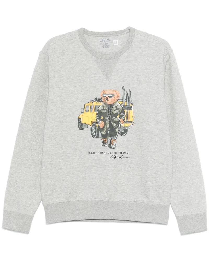 Ralph Lauren Sweatshirt mit Polo Bear - Grau Grau