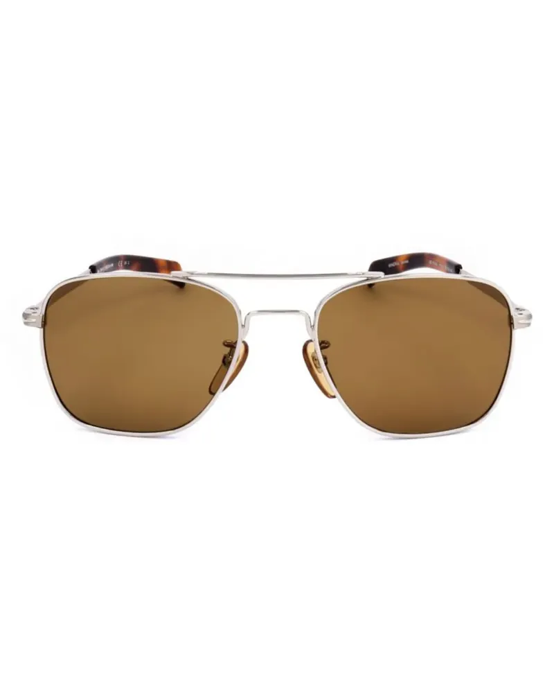 EYEWEAR by DAVID BECKHAM Getönte Pilotenbrille - Silber Silber