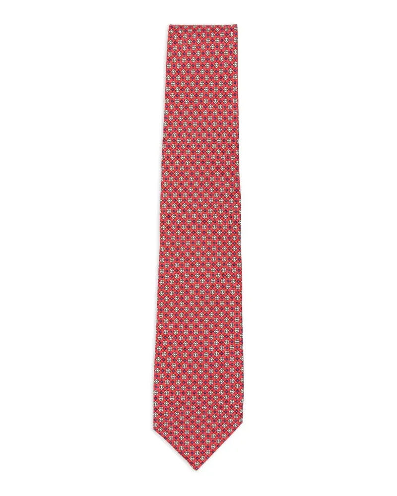 BARBA floral-pattern tie - Rot Rot