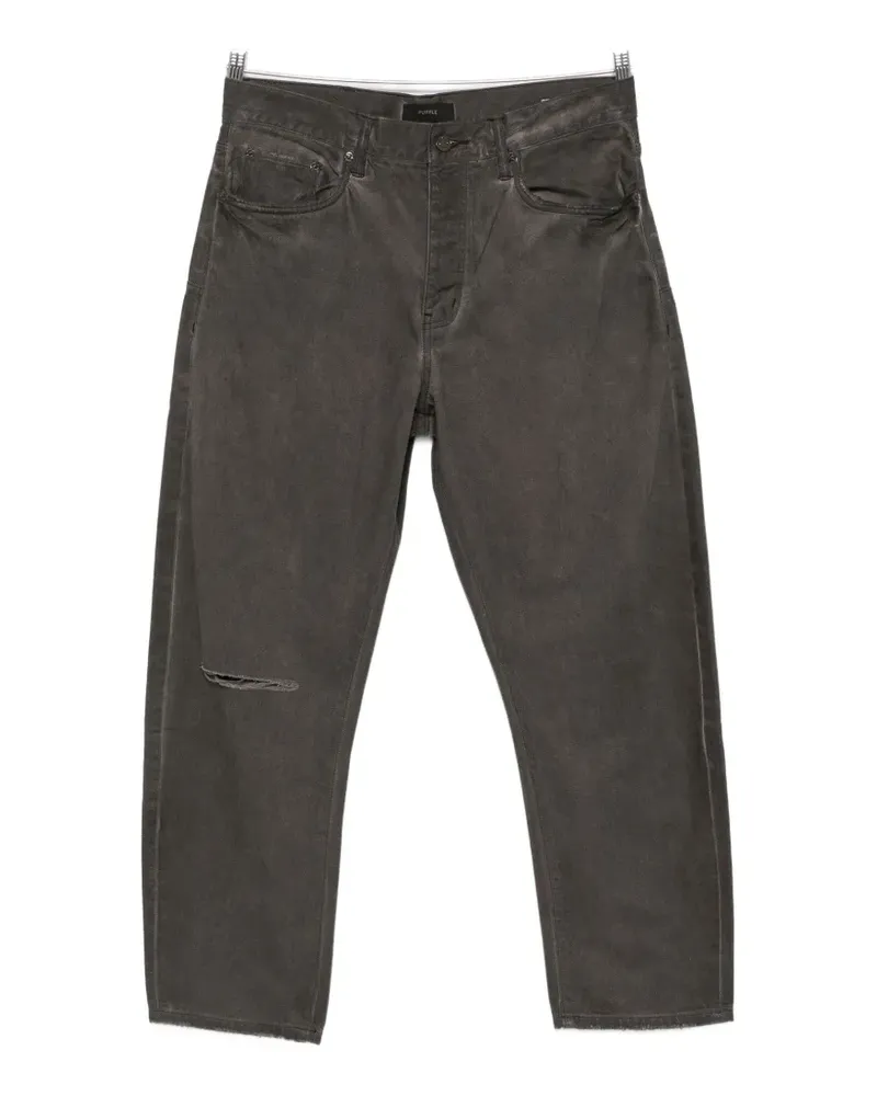 PURPLE BRAND distressed wide-leg jeans - Braun Braun