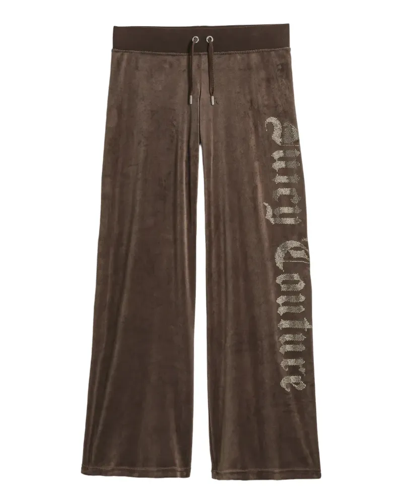 Juicy Couture Old Gothic diamante track pants - Braun Braun