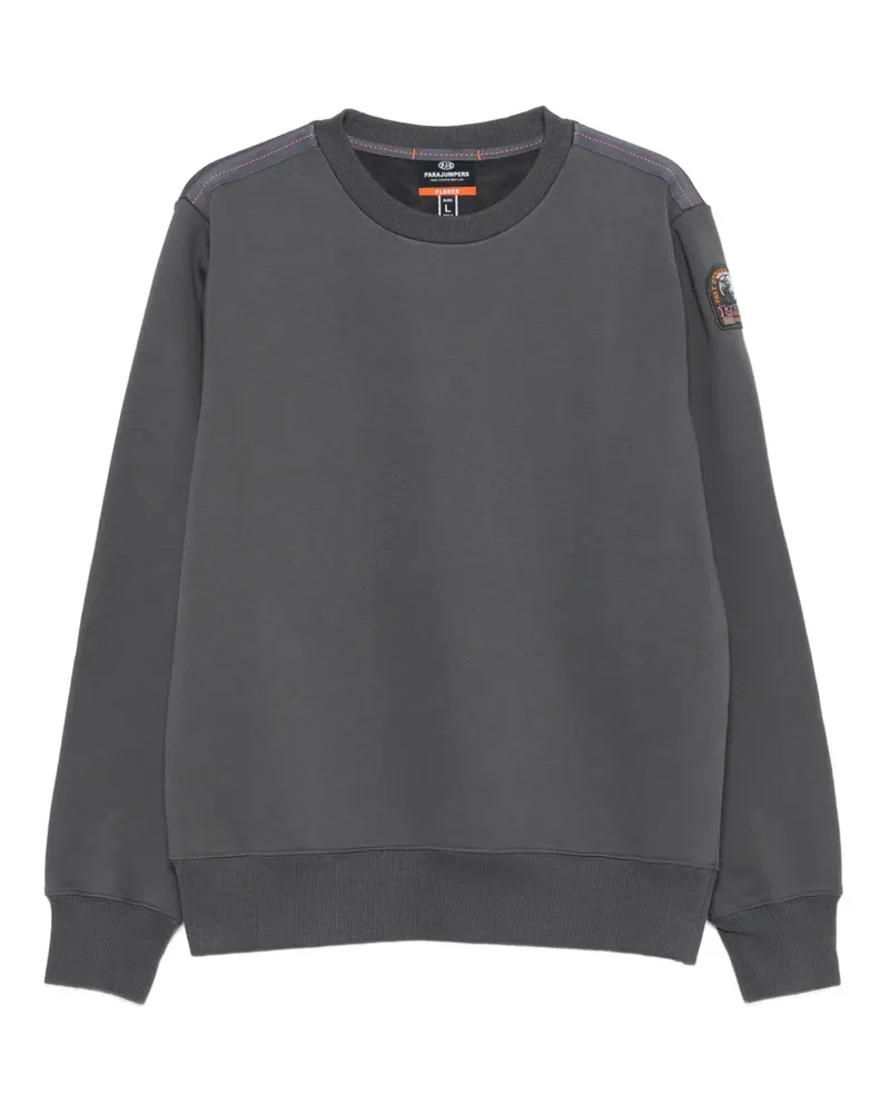 Parajumpers Sweatshirt mit Logo-Patch - Grau Grau